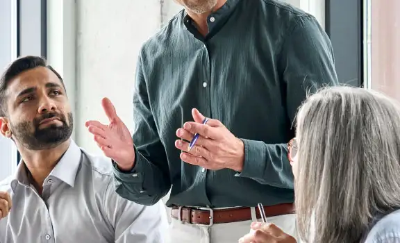 Team meeting image